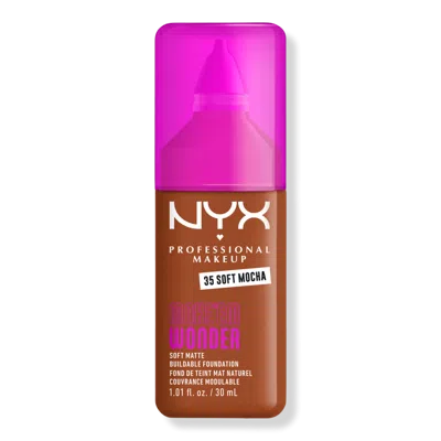 Nyx Professional Makeup Make 'em Wonder, 24h Soft Matte Foundation - Soft Mocha In Transparent