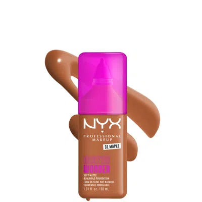 Nyx Professional Makeup Make 'em Wonder, 24h Soft Matte Foundation (various Shades) - Maple In Brown