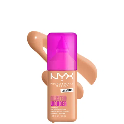 Nyx Professional Makeup Make 'em Wonder, 24h Soft Matte Foundation (various Shades) - Natural In Brown