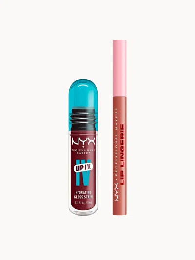 Nyx Professional Makeup Nyx Professional Lip Lingerie & Lip Iv Lip Kit (various Shades) - After Hours In Gray
