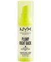 Nyx Professional Makeup Plump Right Back Electrolytes Plumping Primer Serum - 1.01 oz In Transparent