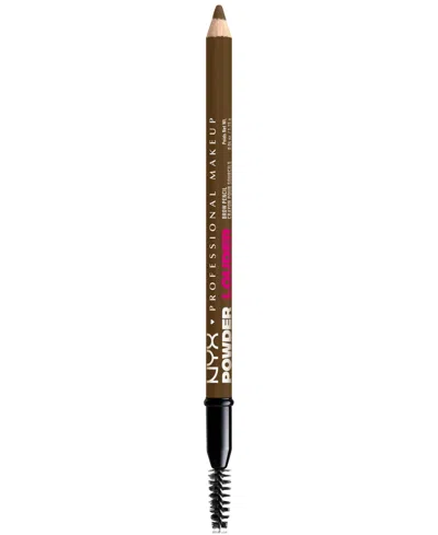 Nyx Professional Makeup Powder Louder Brow Pencil In Soft Brown