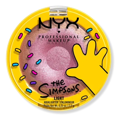 Nyx Professional Makeup Simpsons Collab Homer Donut Highlighter - Donut Mind If I Do - Donut Mind If I Do In Pink