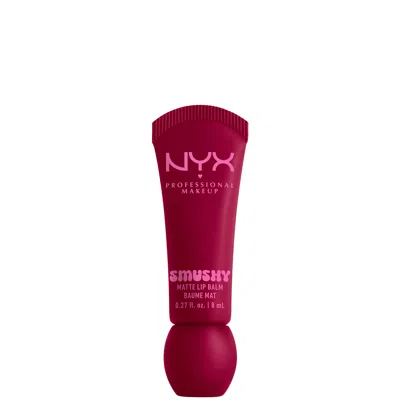 Nyx Professional Makeup Smushy, Matte Lip Balm, Soft Diffused Colour, Matte Finish - Squeeze N' Sizzle