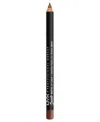 Nyx Professional Makeup Suede Matte Velvet Vegan Lip Liner - Club Hopper In Brown