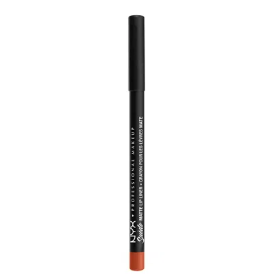 Nyx Professional Makeup Suede Matte Lip Liner (various Shades) - Cold Brew - True Brown