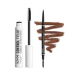 Nyx Professional Makeup Tame And Define Brow Duo (various Shades) - Ash Brown In Ash Brown