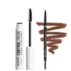Nyx Professional Makeup Tame And Define Brow Duo (various Shades) - Brunette In Brunette