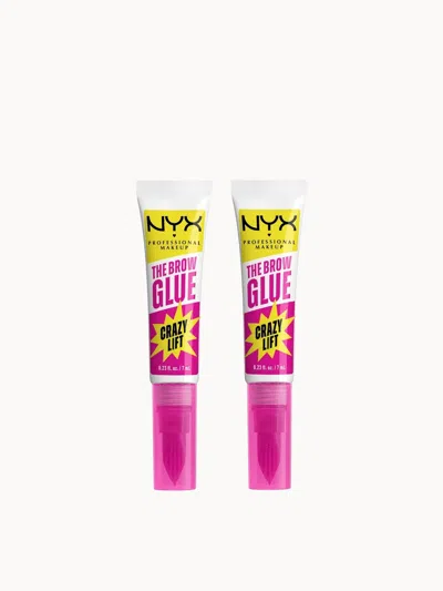 Nyx Professional Makeup The Brow Glue Crazy Lift Duo