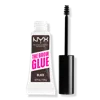 Nyx Professional Makeup The Brow Glue Laminating Setting Gel - Black In Black