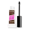 Nyx Professional Makeup The Brow Glue Laminating Setting Gel - Dark Brown In Brown