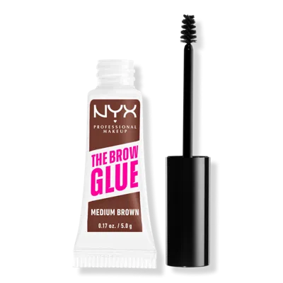 Nyx Professional Makeup The Brow Glue Laminating Setting Gel - Medium Brown
