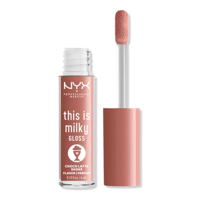 Nyx Professional Makeup This Is Milky Gloss Milkshakes Lip Gloss - Choco Latte Shake In Pink