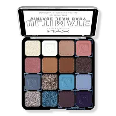 Nyx Professional Makeup Ultimate Color Shadow Palette Vintage Jean Baby