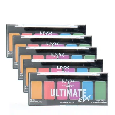 Nyx Professional Makeup Ultimate Edit Petite Shadow Palette Brights Makeup 865479002401
