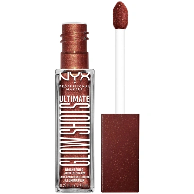 Nyx Professional Makeup Ultimate Glow Shots Vegan Liquid Eyeshadow 26g (various Shades) - Six Figs In White