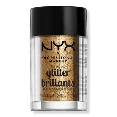 Nyx Professional Makeup Vegan Loose Face And Body Glitter - Bronze In Brown