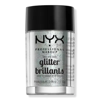 Nyx Professional Makeup Vegan Loose Face And Body Glitter - Ice In White