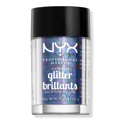 Nyx Professional Makeup Vegan Loose Face And Body Glitter - Violet In Purple
