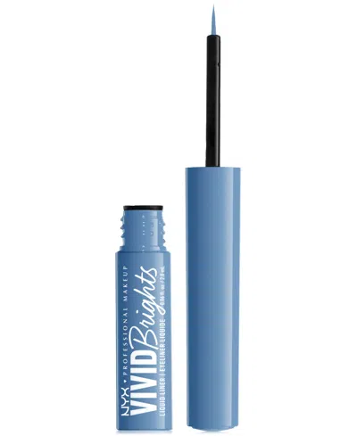 Nyx Professional Makeup Vivid Brights Liquid Liner In Cobalt Crush
