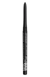 Nyx Professional Makeup Vivid Rich Retractable Eyeliner Pencil In Always Onyx