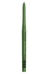 Nyx Professional Makeup Vivid Rich Retractable Eyeliner Pencil In Its Giving Jade