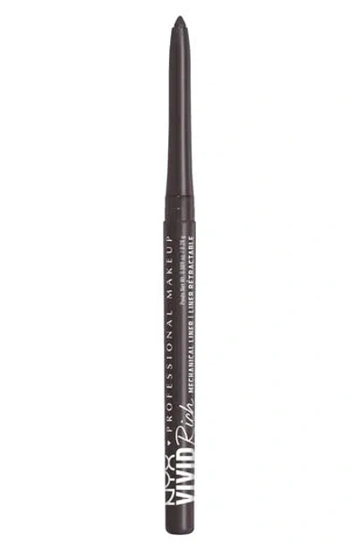Nyx Professional Makeup Vivid Rich Retractable Eyeliner Pencil In Truffle Diamond