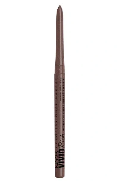 Nyx Professional Makeup Vivid Rich Retractable Eyeliner Pencil In Under The Moonstone
