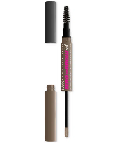 Nyx Professional Makeup Zero To Brow Gel In Ash Brown