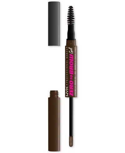 Nyx Professional Makeup Zero To Brow Gel In Espresso