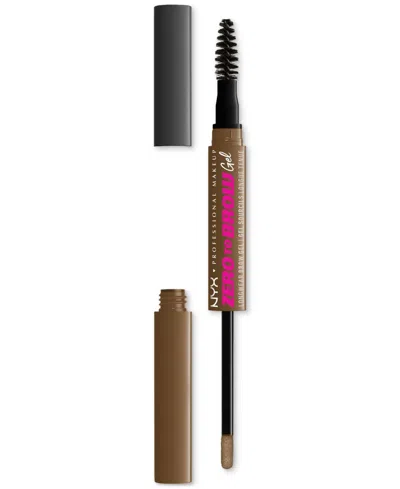 Nyx Professional Makeup Zero To Brow Gel In Taupe