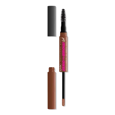 Nyx Professional Makeup Zero To Brow Longwear Eyebrow Gel - Auburn In Brown