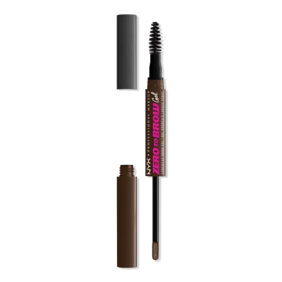 Nyx Professional Makeup Zero To Brow Longwear Eyebrow Gel - Espresso In Brown