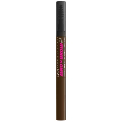 Nyx Professional Makeup Zero To Brow Longwear Vegan Tinted Eyebrow Gel 13g (various Shades) - Chocolate