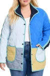 Nz Active By Nic+zoe Colorblock Reversible Quilted Jacket