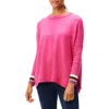 Nz Active By Nic+zoe Cool Down Color Pop Sweater In Pink