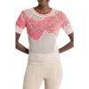 Nz Active By Nic+zoe Dancing Open Stitch Sweater In Neutral Multi