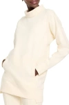 Nz Active By Nic+zoe Funnel Neck Scuba Tunic In Alabaster