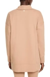 Nz Active By Nic+zoe Funnel Neck Scuba Tunic In Mochachino