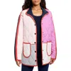 Nz Active By Nic+zoe Mixed Up Quilted Reversible Coat In Pink Multi