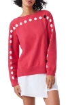 NZ ACTIVE BY NIC+ZOE POLKA DOT SWEATER