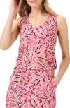 Nz Active By Nic+zoe Shadow Floral Tech Stretch Tank In Multi