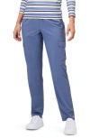 Nz Active By Nic+zoe Tech Stretch Cargo Pants In Slate
