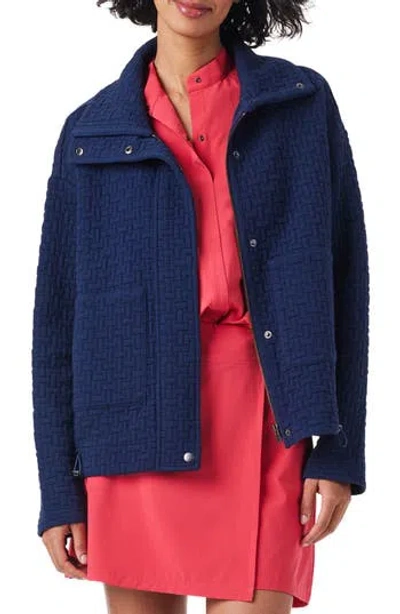 Nz Active By Nic+zoe Throw On Quilted Jacket In Black