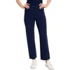Nz Active By Nic+zoe Unwind Wide Leg Rib Knit Pants In Ink