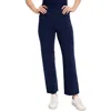 Nz Active By Nic+zoe Unwind Wide Leg Rib Knit Pants In Ink