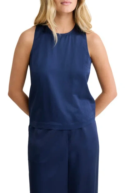 Nz By Nic & Zoe Stevie Satin Tank In Black