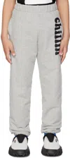 Nzkidzzz Kids Gray 'chillin' Lounge Pants In Grey