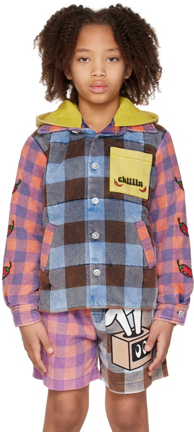 Nzkidzzz Kids Multicolor 'chillin' Hoodie In Multicolour