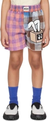 Nzkidzzz Kids Multicolor 'chillin' Shorts In Multicolour